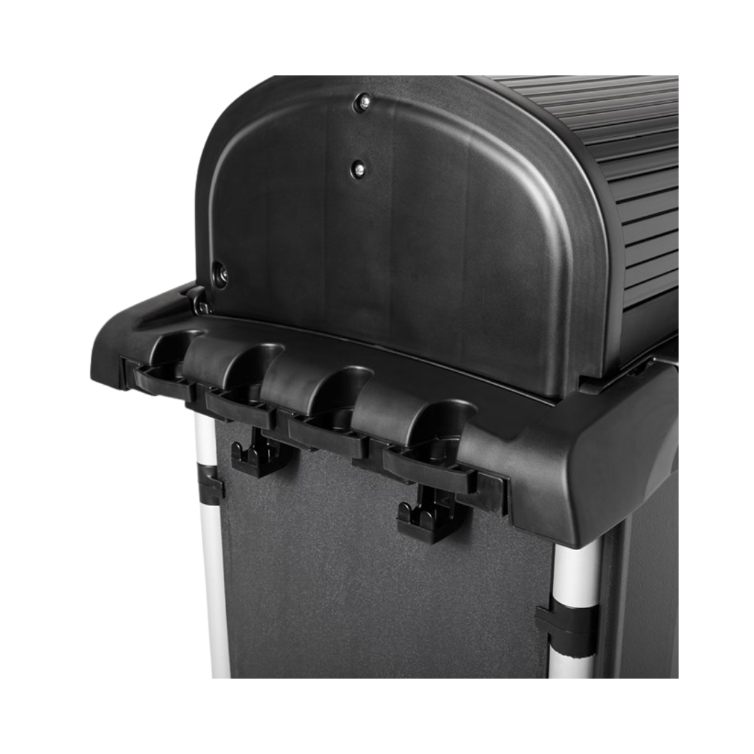 Rubbermaid® High Security Janitorial Cleaning Cart – Black