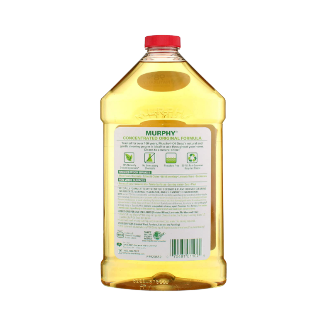 Murphy® Oil Soap Liquid Cleaner, 32 oz – Gentle Wood Floor Cleaner with Traditional Scent, 9/CS