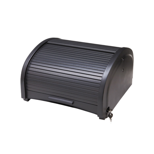 Rubbermaid® Preassembled Locking Security Hood – Black, 9.5" x 17" x 19"