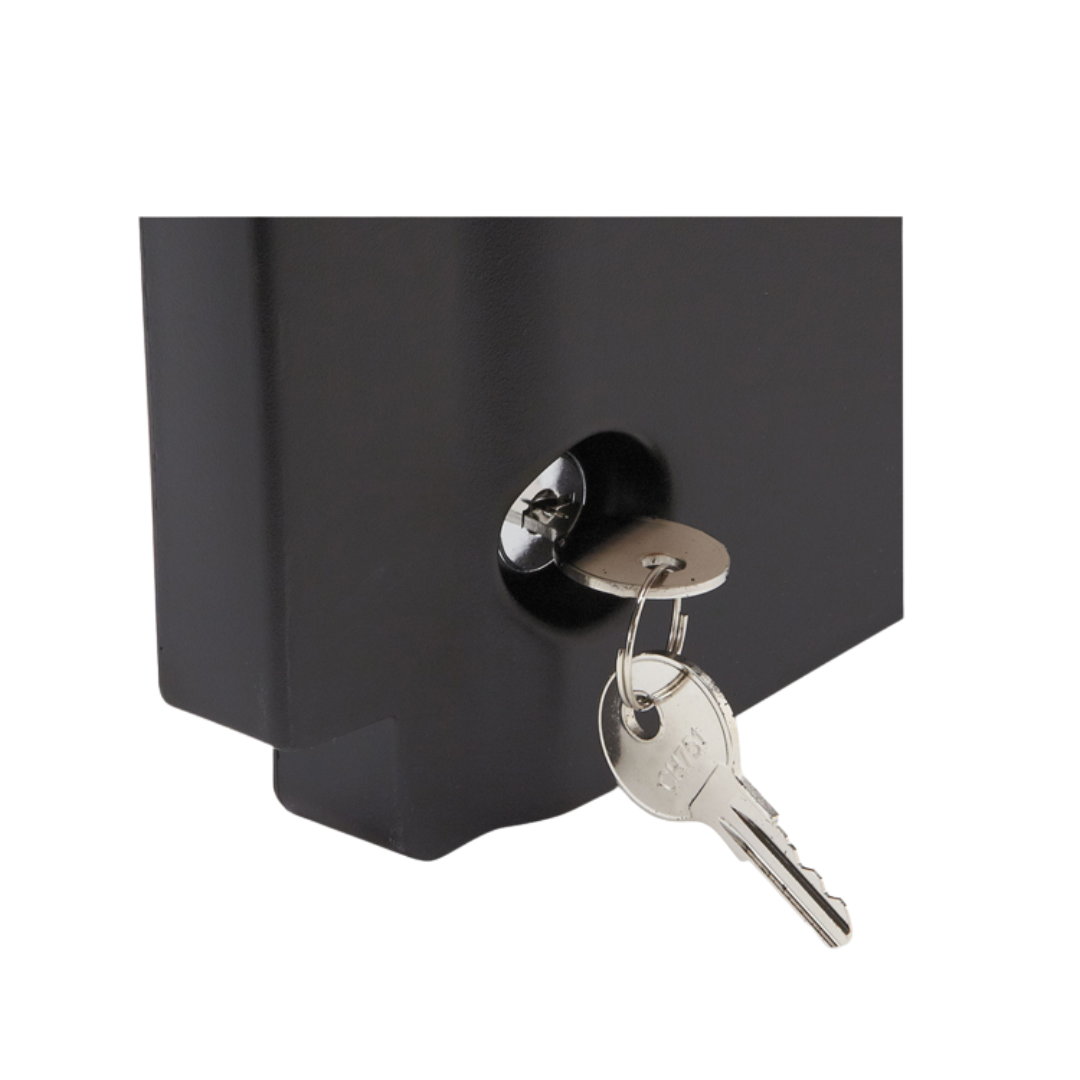 Rubbermaid® Preassembled Locking Security Hood – Black, 9.5" x 17" x 19"