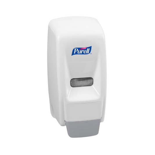 GOJO® Purell® 800 mL Bag-in-Box Soap Dispenser – White, Wall Mount, 11" x 5 5/8" x 5 1/8", Case of 12