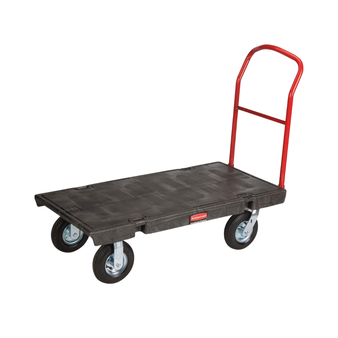 Rubbermaid® Heavy Duty Platform Truck – 48"x24", 1000 lb Capacity, Thermoplastic Casters