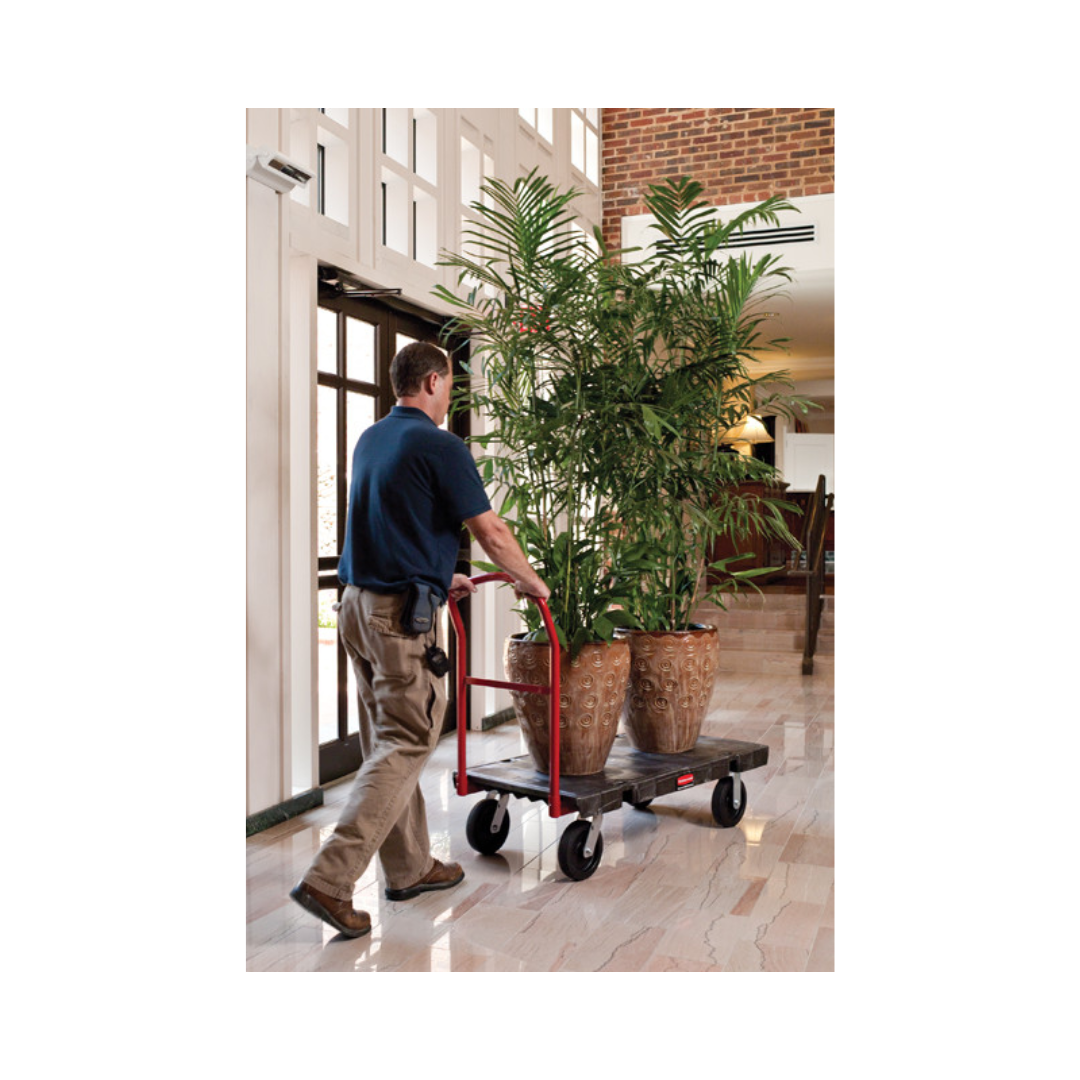 Rubbermaid® Heavy Duty Platform Truck – 48"x24", 1000 lb Capacity, Thermoplastic Casters