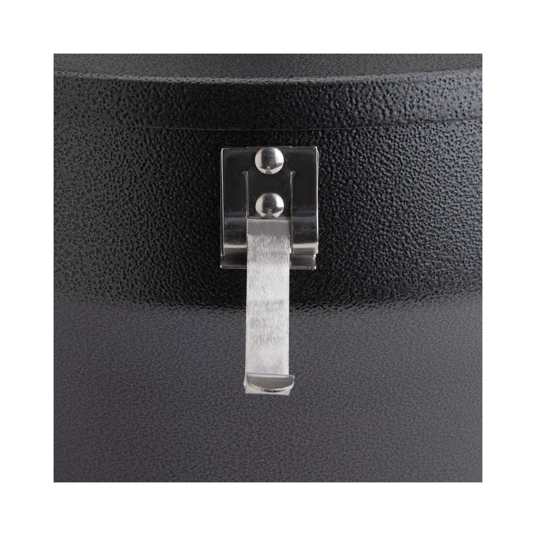 Rubbermaid® Aladdin Smokers' Station® Urn – Hammertone Charcoal, 16" Diameter x 38.75" Height