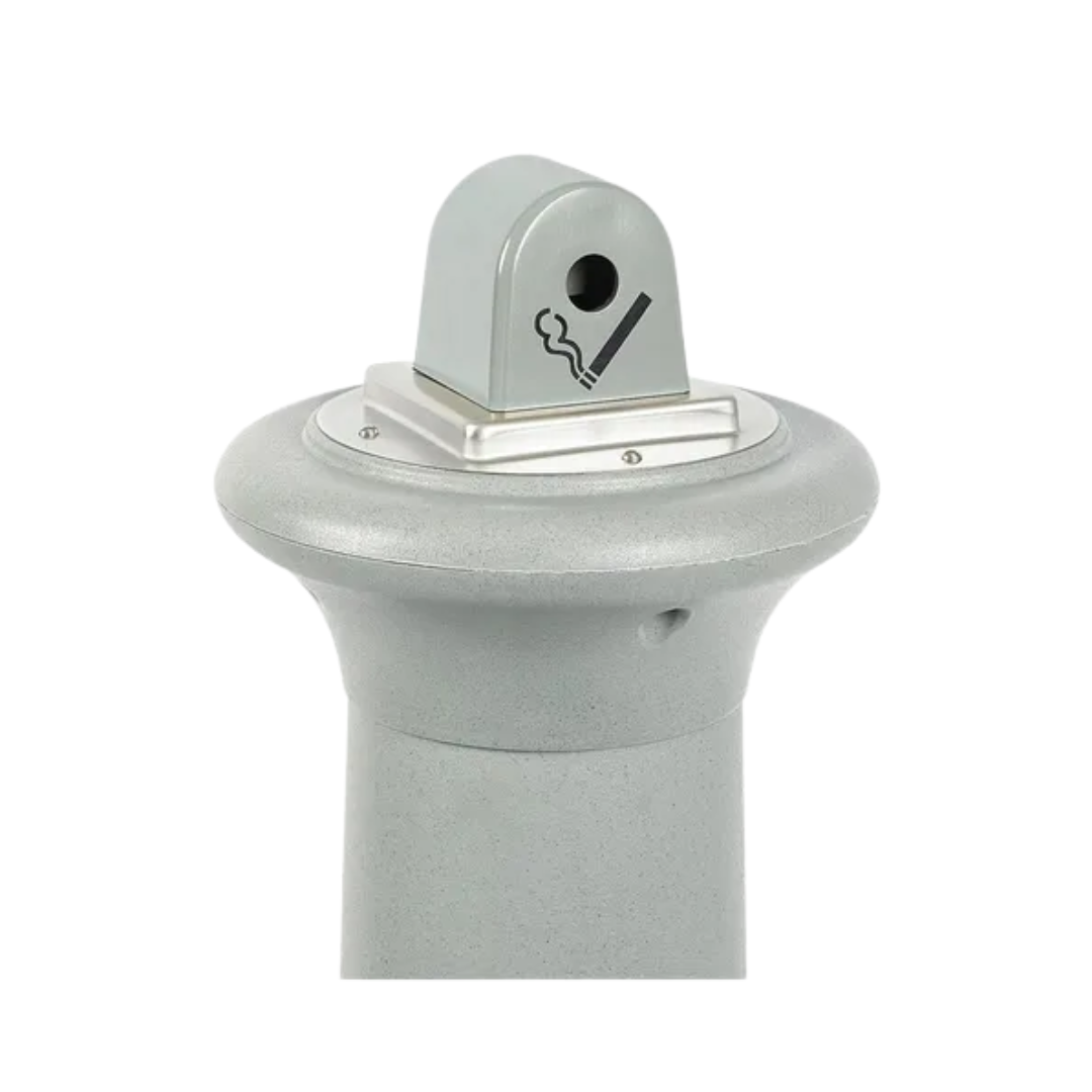 Rubbermaid® GroundsKeeper™ Tuscan Receptacle – Sandstone