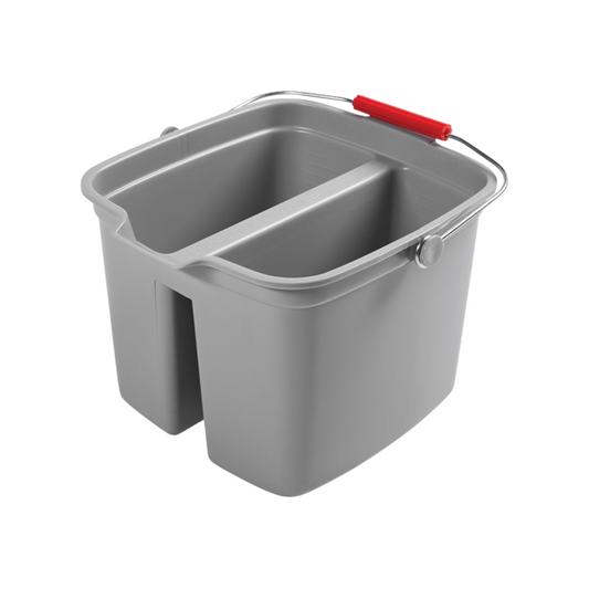 Rubbermaid® 17 Qt. Double Pail – Gray