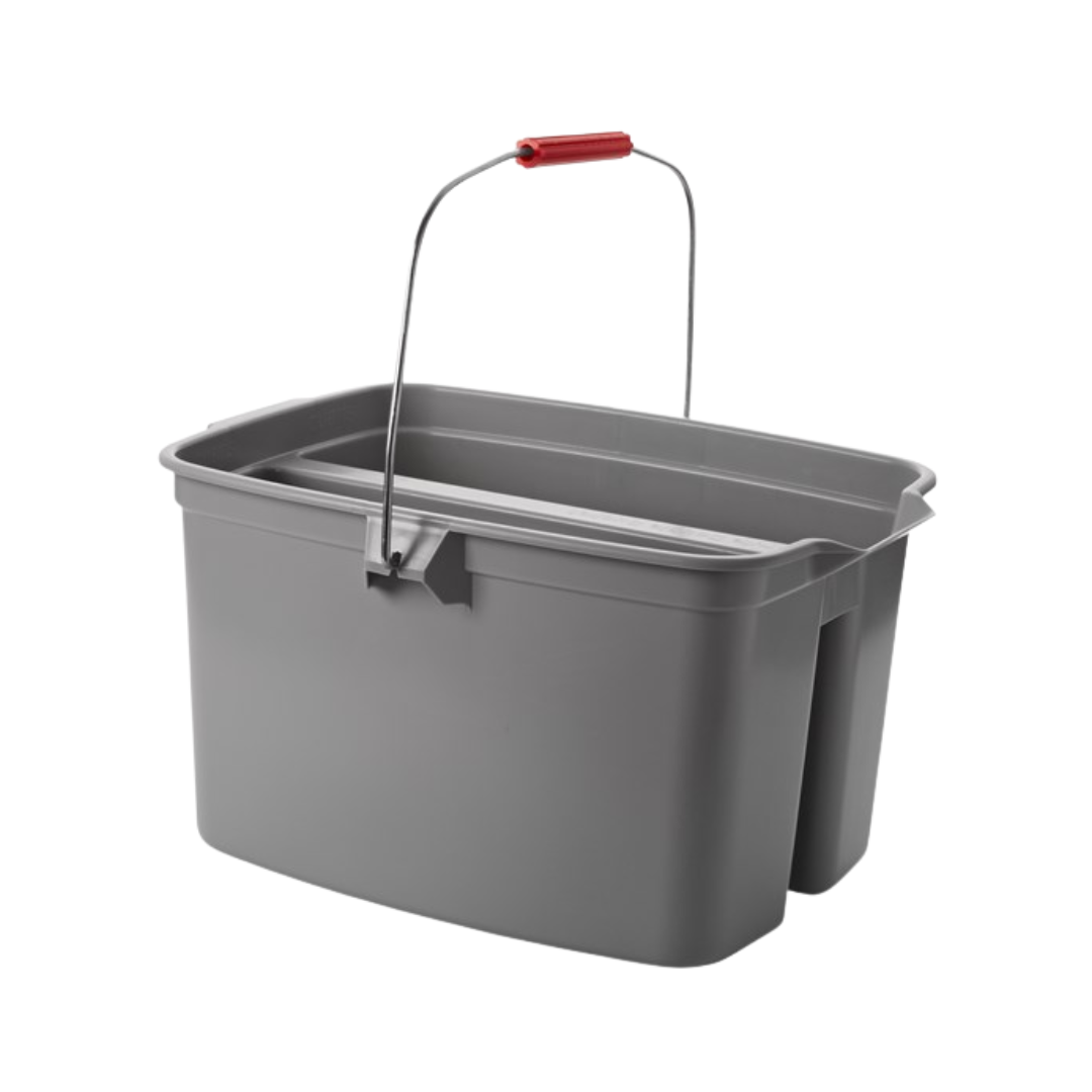 Rubbermaid® 17 Qt. Double Pail – Gray