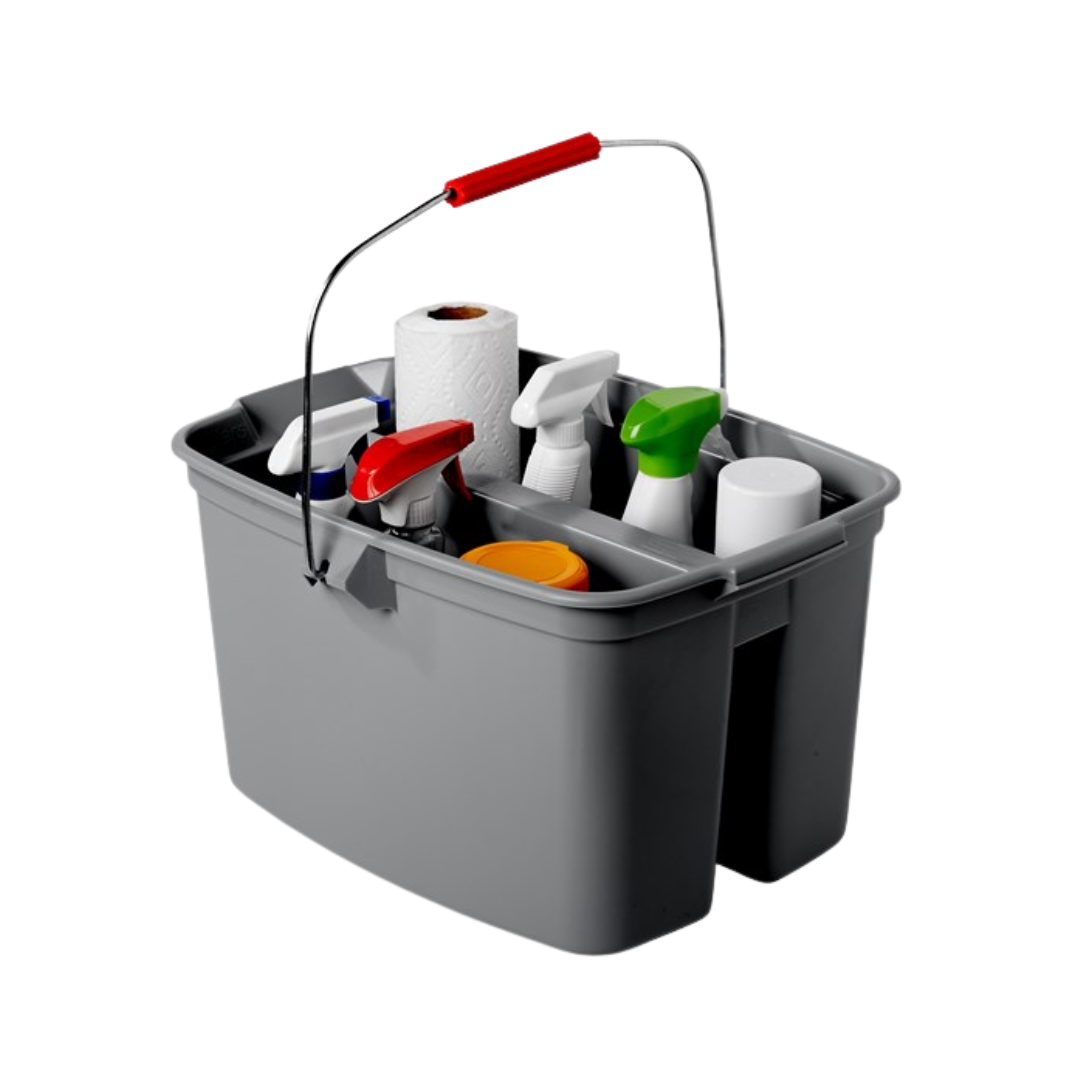 Rubbermaid® 17 Qt. Double Pail – Gray