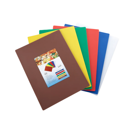 Winco® Cutting Board Set – 12" & 18", Assorted Colors