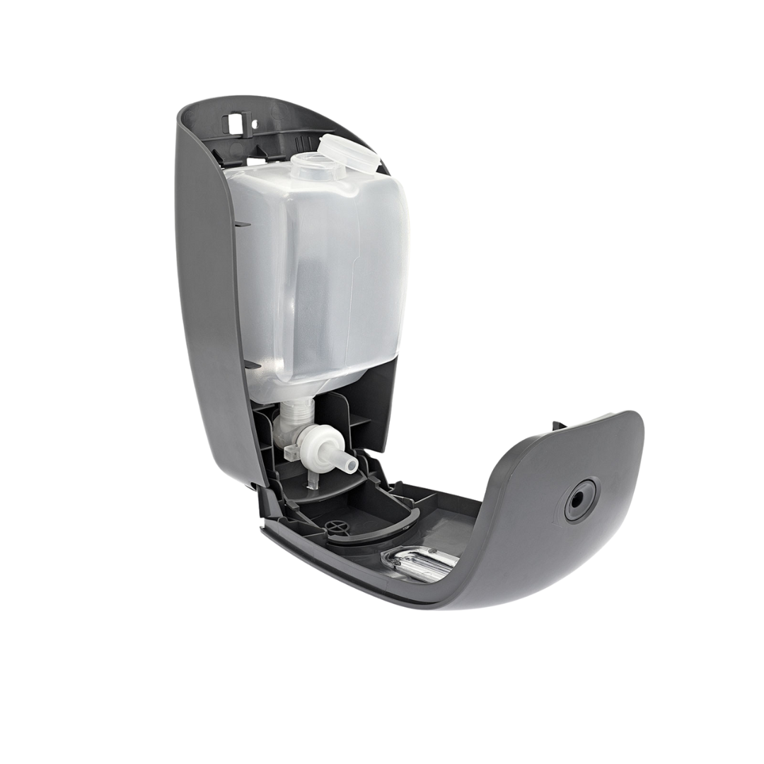 Alpine® Manual Soap & Hand Sanitizer Dispenser – 27 oz, Gray ABS Plastic