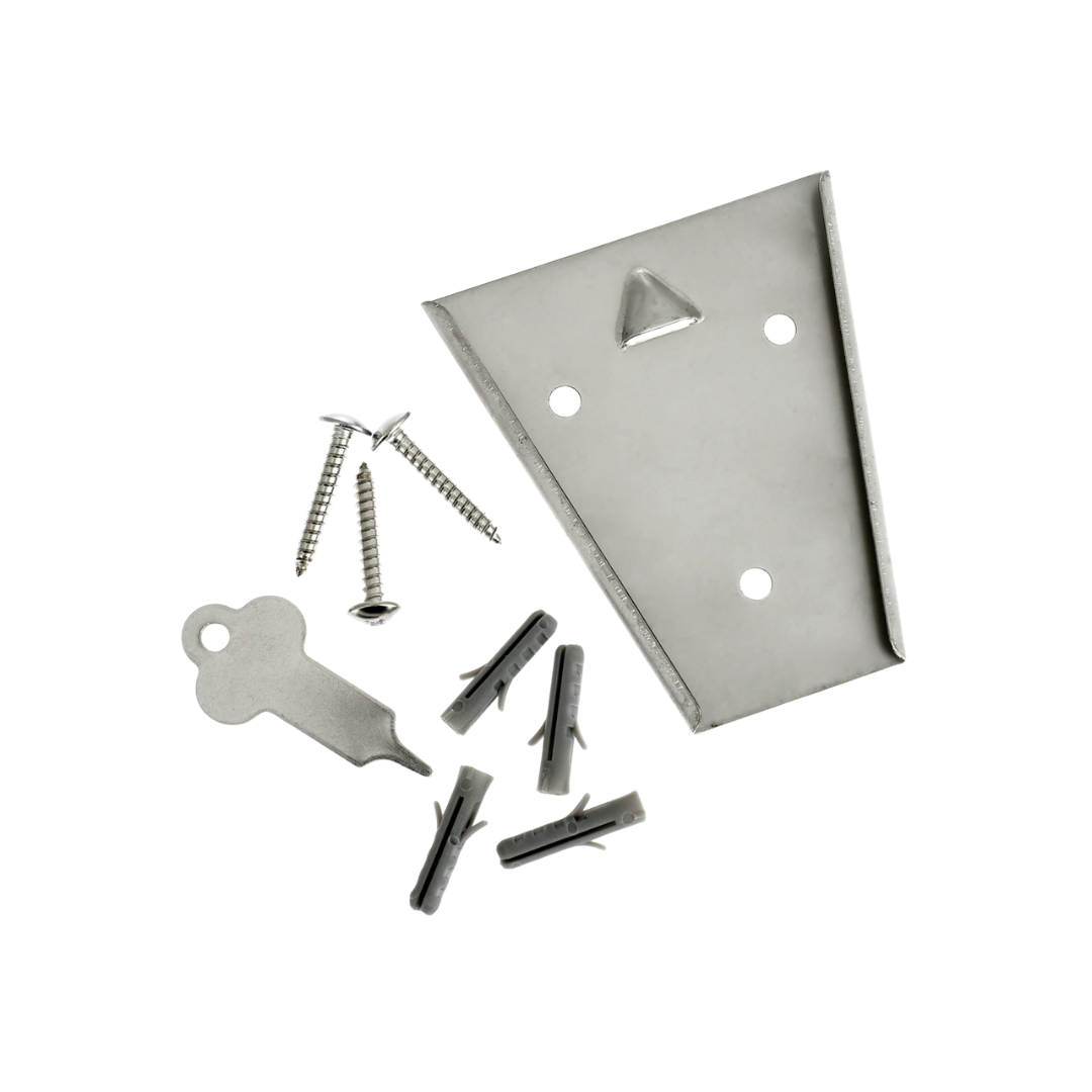 Public Washroom Vertical Soap Dispenser – 40 oz, Stainless Steel