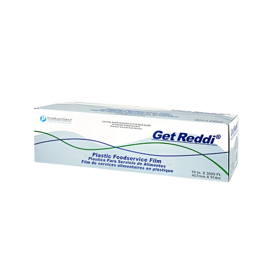 Inteplast Get Reddi® Select Series PVC Food Wrap – 18" x 3000'
