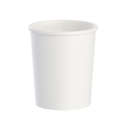 Solo® White Double Poly Paper Food Containers – 12 oz & 32 oz