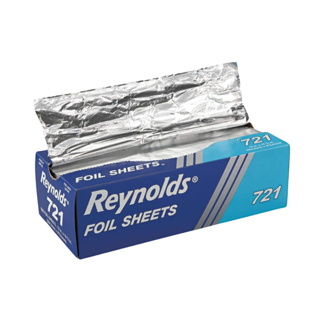 Reynolds® Interfolded Aluminum Foil Sheets – 9" & 12", Silver & Gold, Multiple Pack Sizes