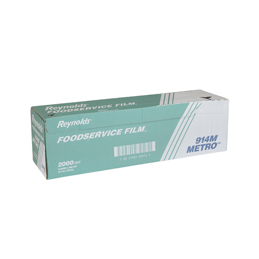 Reynolds® Metro™ Foodservice Plastic Film Wrap – 18" & 24" x 2000'