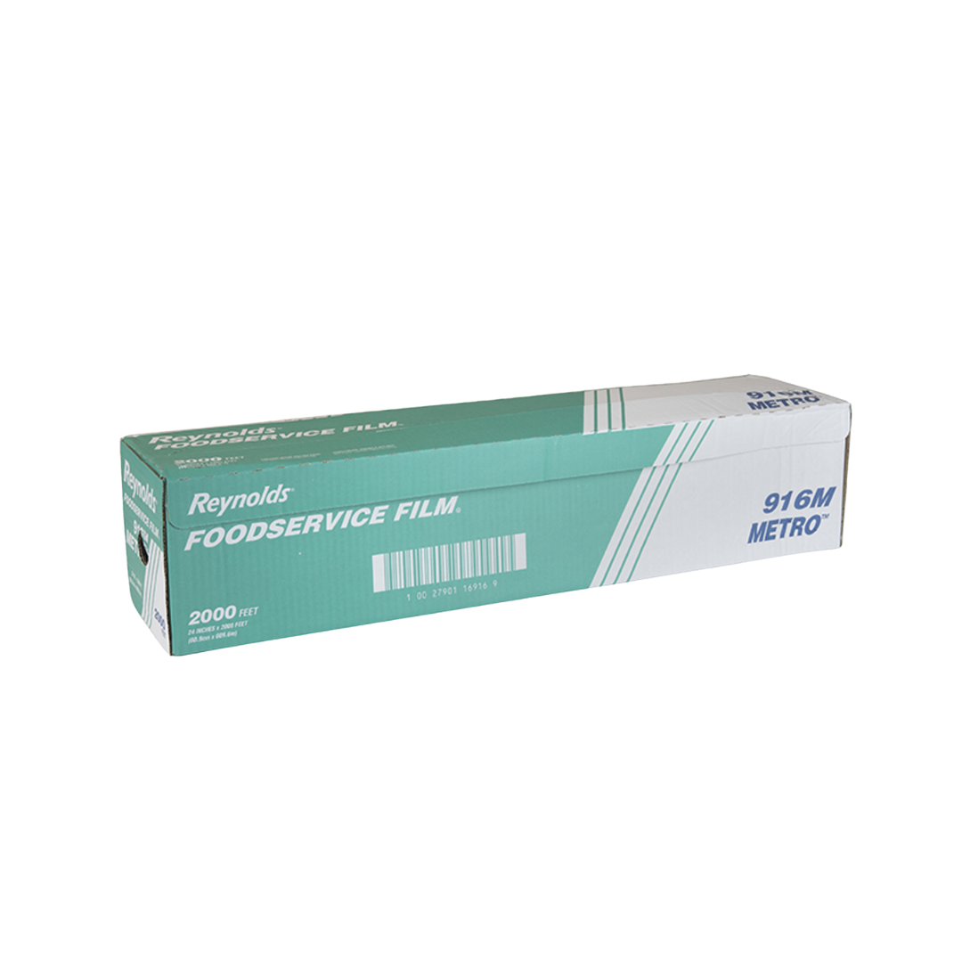 Reynolds® Metro™ Foodservice Plastic Film Wrap – 18" & 24" x 2000'