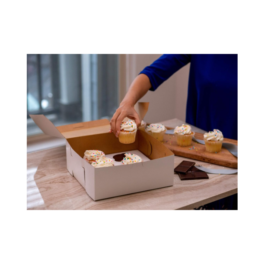 Southern Champion® White Sheet Cake/Utility Box – 18.5" x 14.5" x 5", 1/2 Sheet