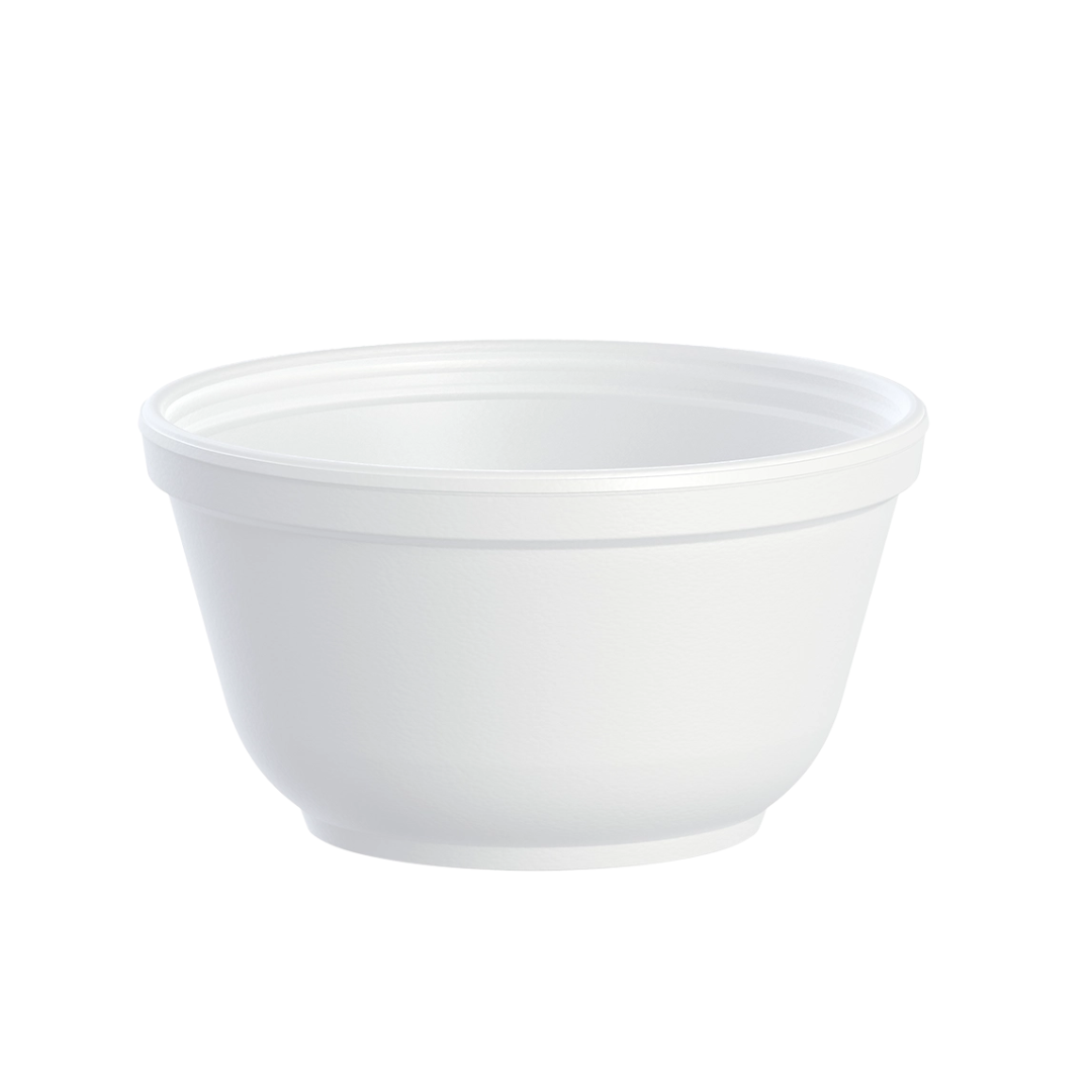 Dart® EPS Foam Bowls – 5 oz to 12 oz, White