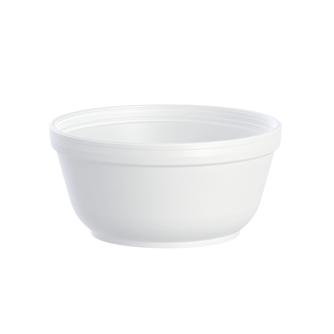 Dart® EPS Foam Bowls – 5 oz to 12 oz, White