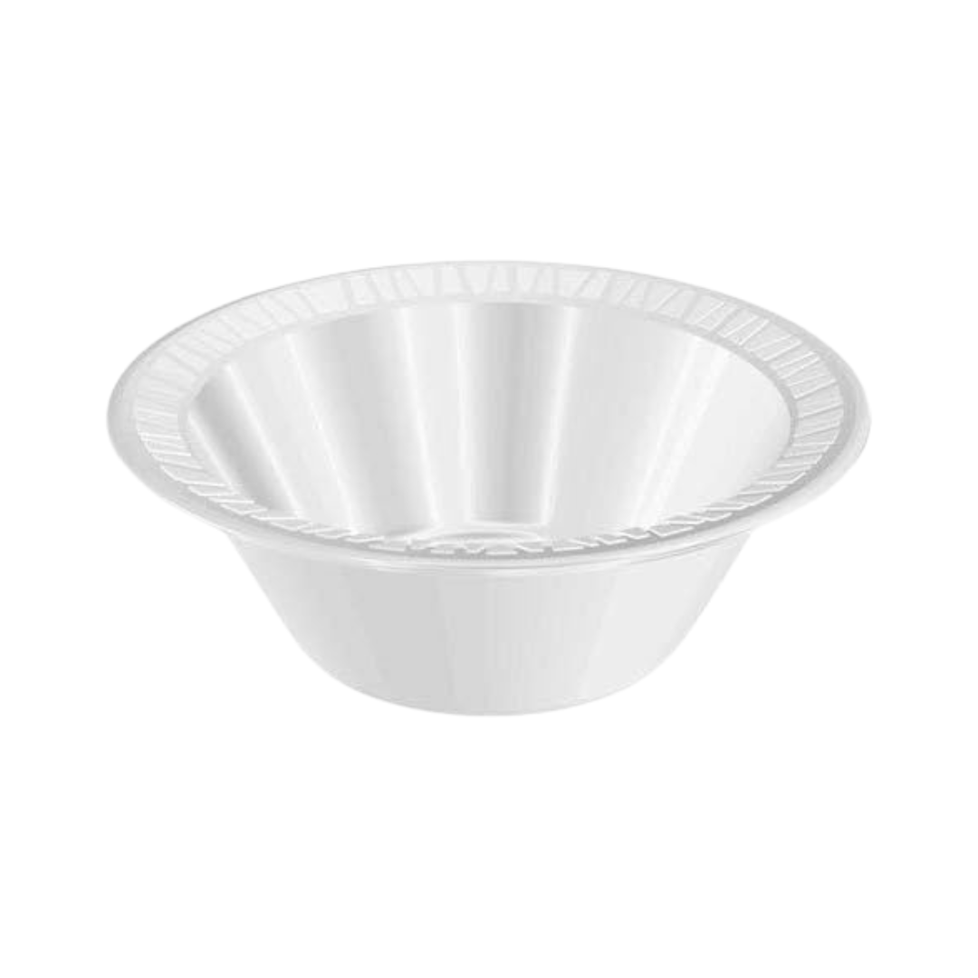 Dart® Quiet Classic® XPS Laminated Foam Bowls – 3.5 oz to 12 oz, Black & White