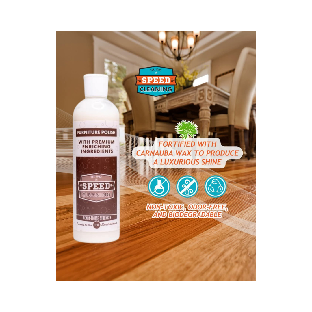 Speed Cleaning™ Premium Furniture Polish – 12 oz with Flip-Top
