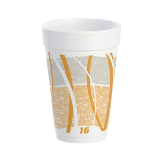 Dart® Impulse® Foam Cups – 16 oz, Color Coded