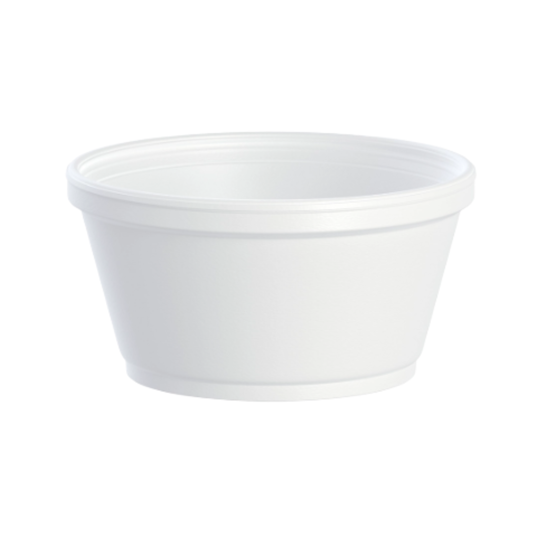 Dart® J Cup® Insulated EPS Foam Food Containers – White, 4 oz to 32 oz