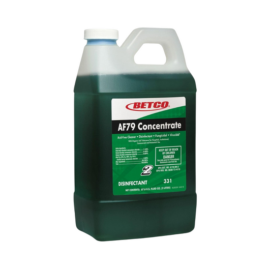 Betco® AF79 Concentrate Acid Free Bathroom Disinfectant – 2 L., (Case of 4)