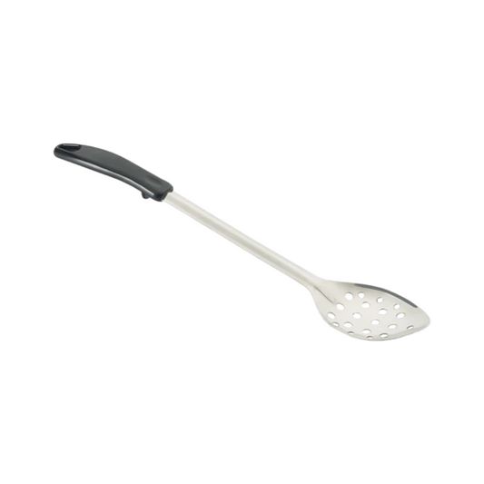 Winco® Stainless Steel Basting Spoon with Stop Hook – 15", Perforated