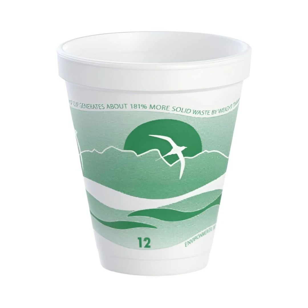 Dart® Horizon® Foam Cups – Color-Coded Insulated, 8 oz to 44 oz
