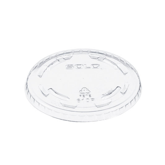 Dart® 10 oz. PET Non-Vented Cold Cup Lid – Clear