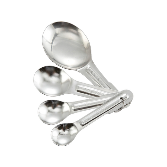 Winco® Stainless Steel 4-Piece Measuring Spoon Set