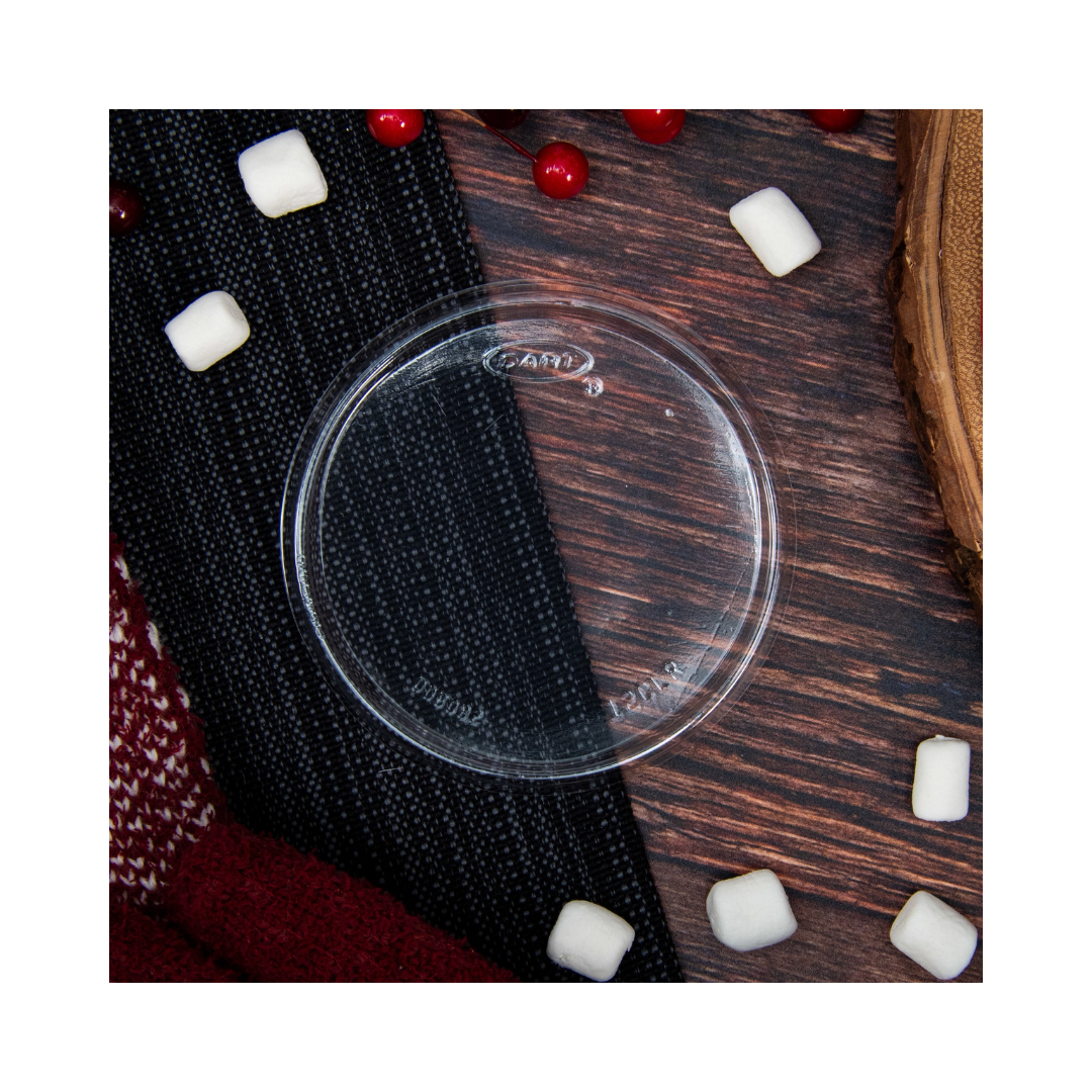 Dart® 12 oz. OPS Non-Vented  Lid – Clear