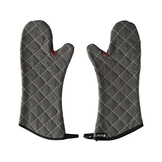 BVT BestGuard™ Oven Mitts – 17", Black & Tan