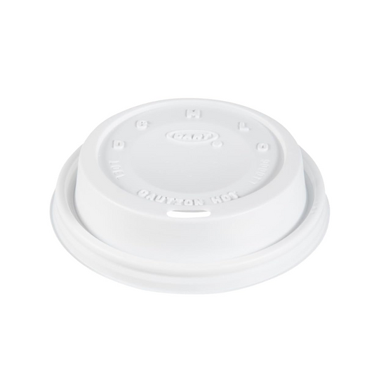 Dart® 10 oz. HIPS Cappuccino Lid – White