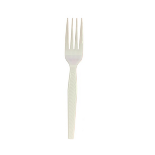Heavy Weight Poly Fork – White
