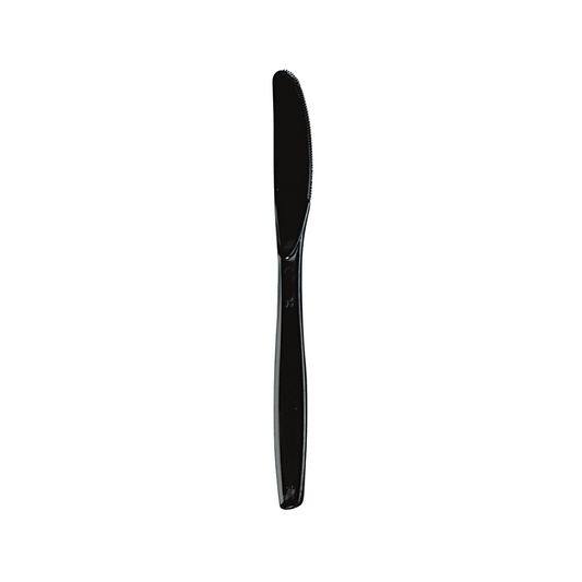 Dixie® Heavyweight Polystyrene Knife – Black, 7 1/2"