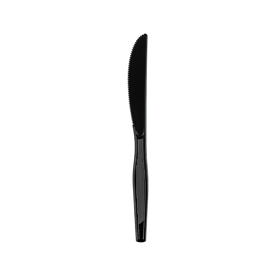 Dixie® Heavyweight Polystyrene Knife – Black, 7 1/2"