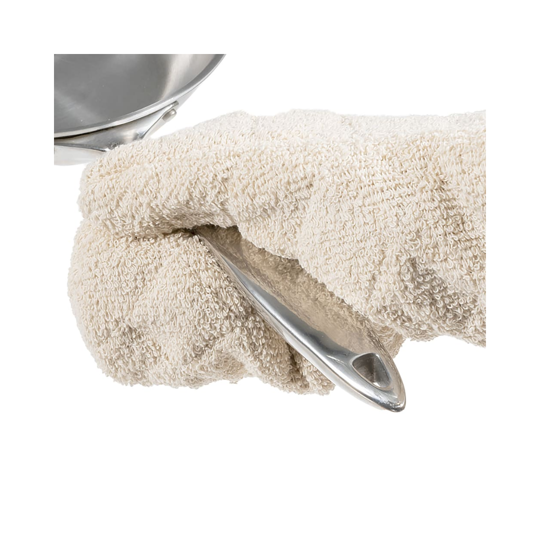 Winco® Terry Cloth Oven Mitt with Silicone Lining – 13"