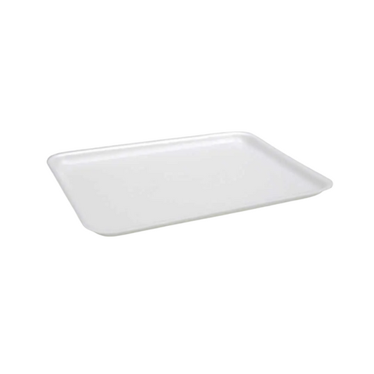 Pactiv® 12S Supermarket Tray – White, 11" x 9" x 0.65"