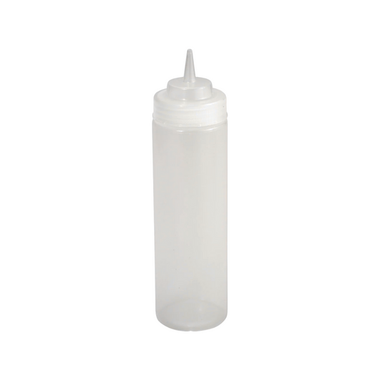 Winco® Wide-Mouth Squeeze Bottles – 16 oz, Clear