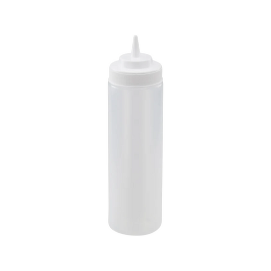 Winco® Wide-Mouth Squeeze Bottles – 24 oz, Clear