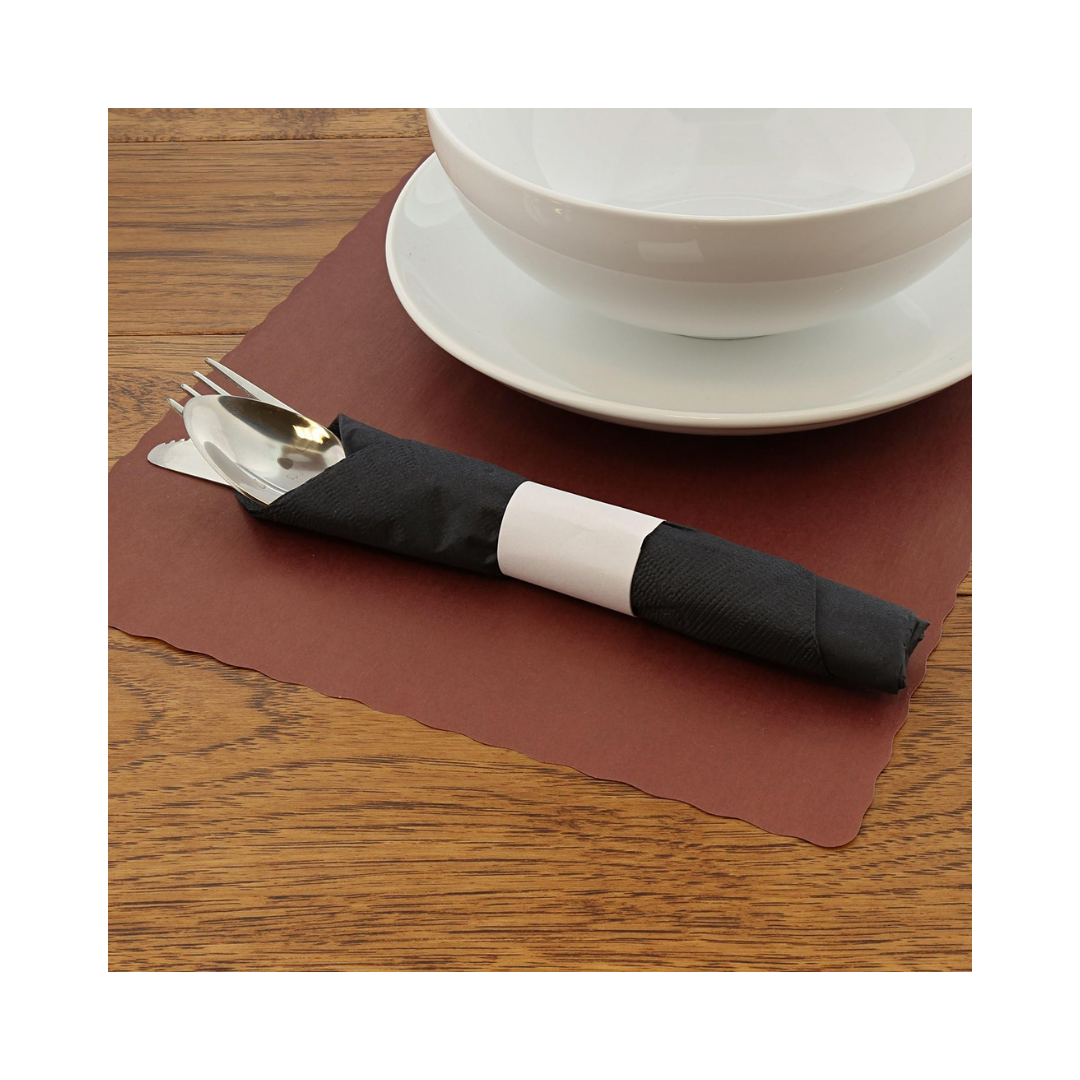 Royal® Napkin Bands – White, 1.5" x 4.25", Bond Paper