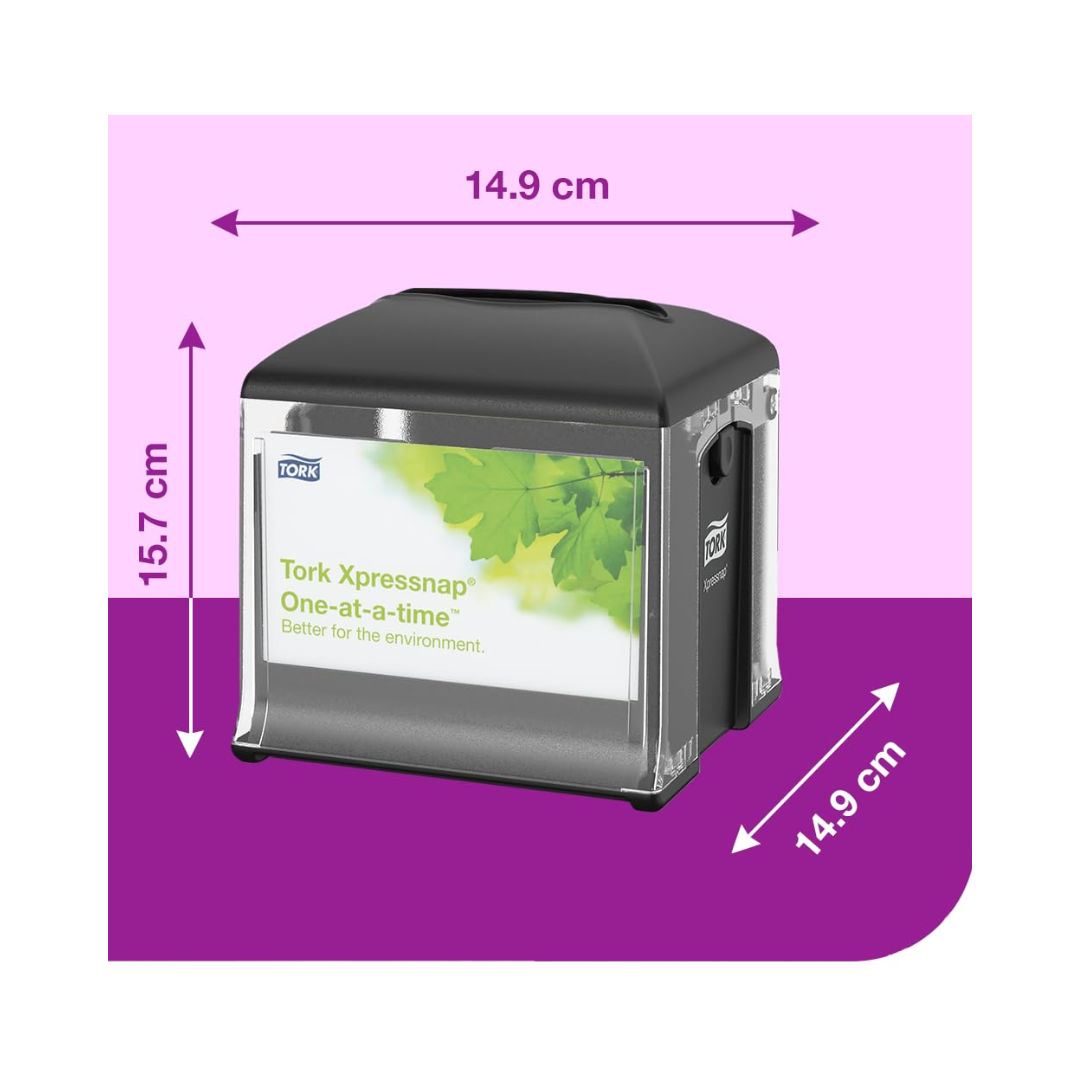 Tork® Classic Xpressnap® Café® Napkin Dispenser – Black, N10 System