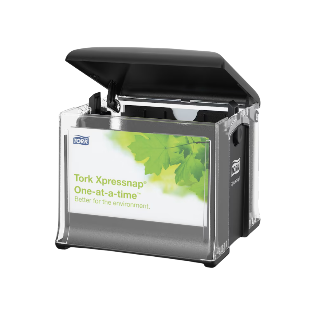 Tork® Classic Xpressnap® Café® Napkin Dispenser – Black, N10 System