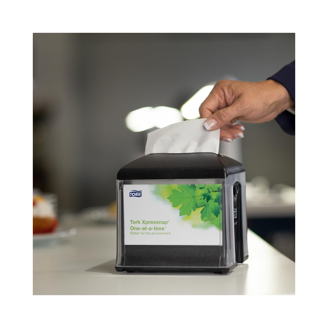 Tork® Classic Xpressnap® Café® Napkin Dispenser – Black, N10 System