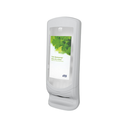 Tork® Signature Xpressnap® Stand Napkin Dispenser – Gray, N4 System, 24.5" × 9.3" × 9.3"