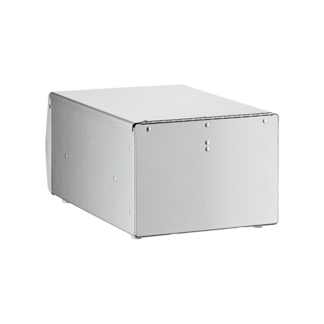 Tork® Napkin Cabinet Dispenser – Brushed Steel, N7 System, 11.8" × 7.6" × 5.6"