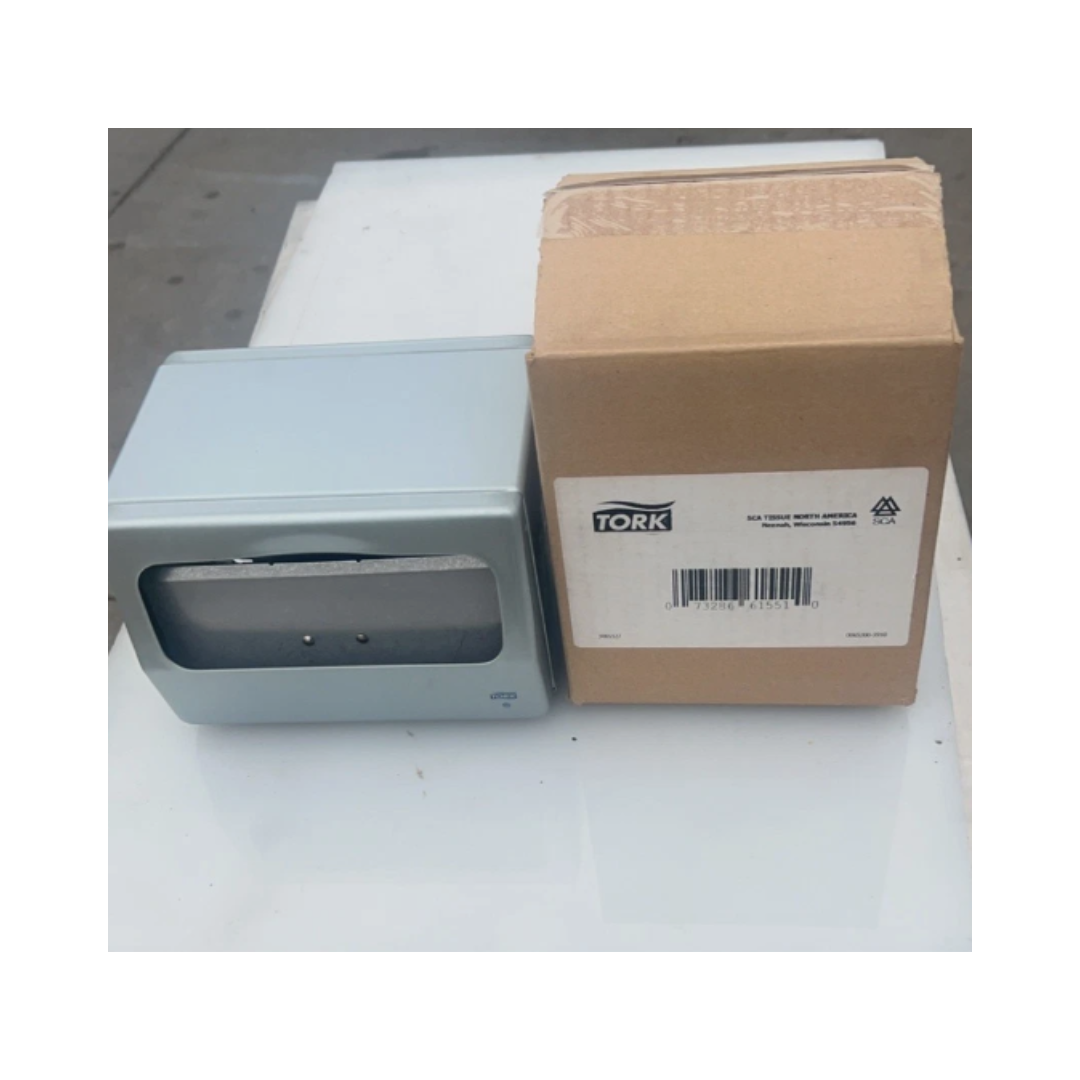 Tork® Napkin Table Dispenser – Brushed Steel, N7 System, 6.3" × 7.5" × 5.6"