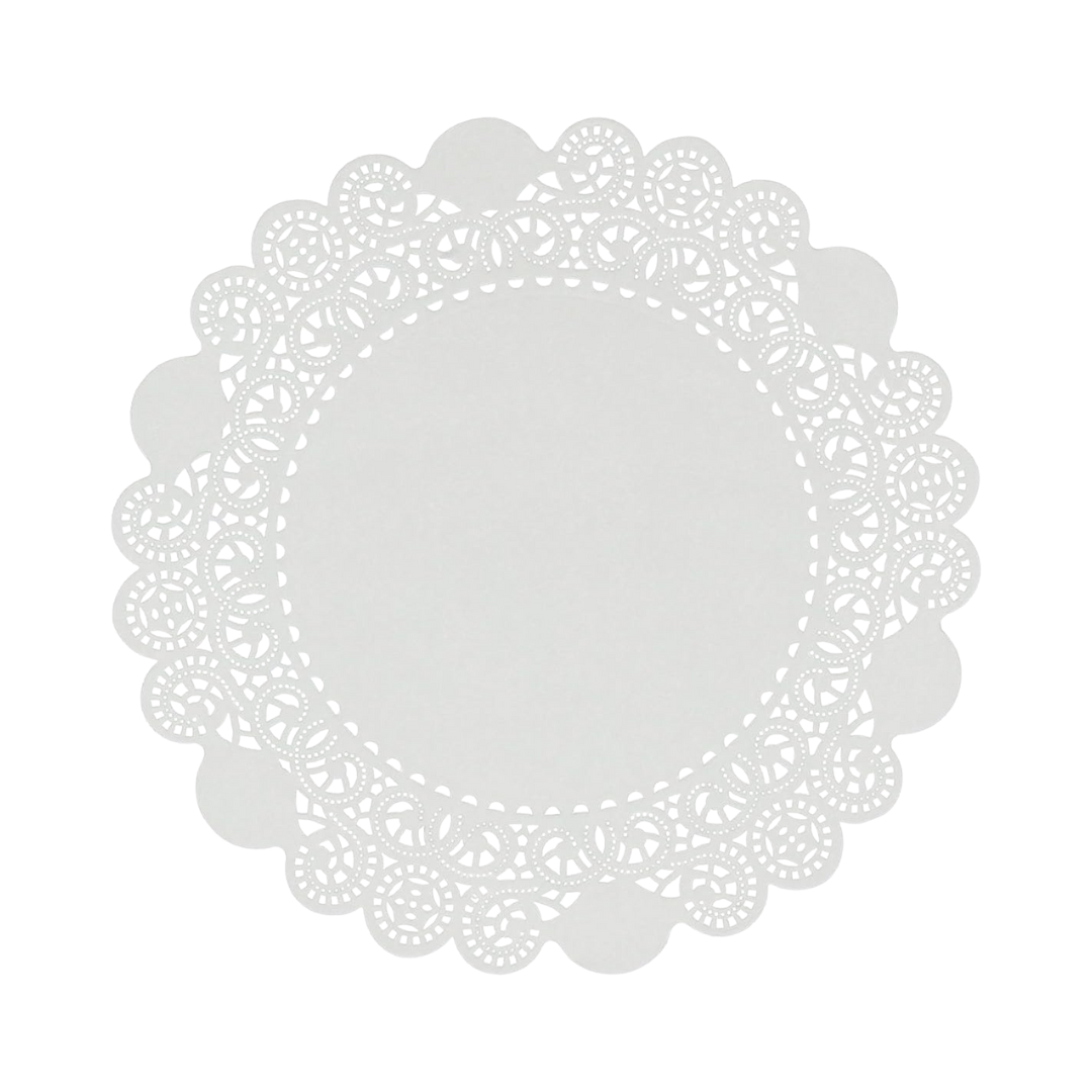 AmerCareRoyal® Lace Doilies – 18", White
